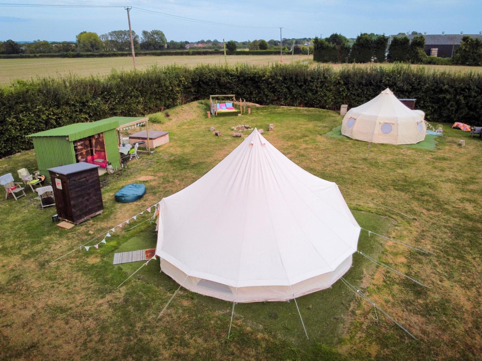 The Follies Glamping Otel Maidstone Dış mekan fotoğraf